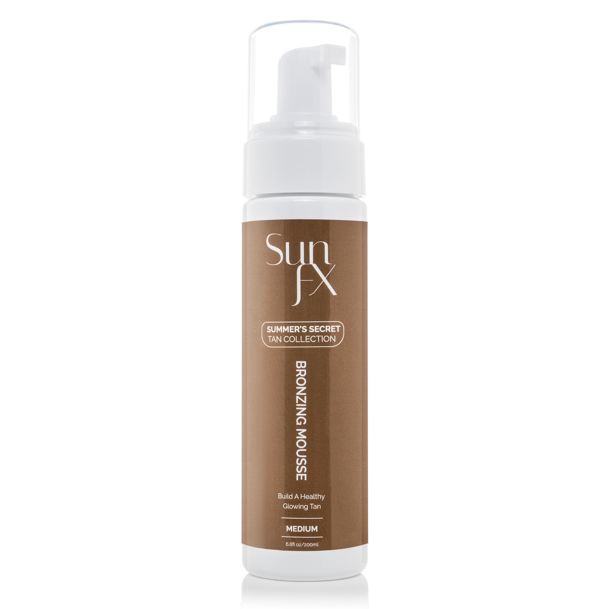 SunFXUltra Deluxe Self Tanning Bronzing Mousse | Medium Tan | Foam enriched with Kakadu Plum, Aloe Vera and Coconut 7.6 fl oz