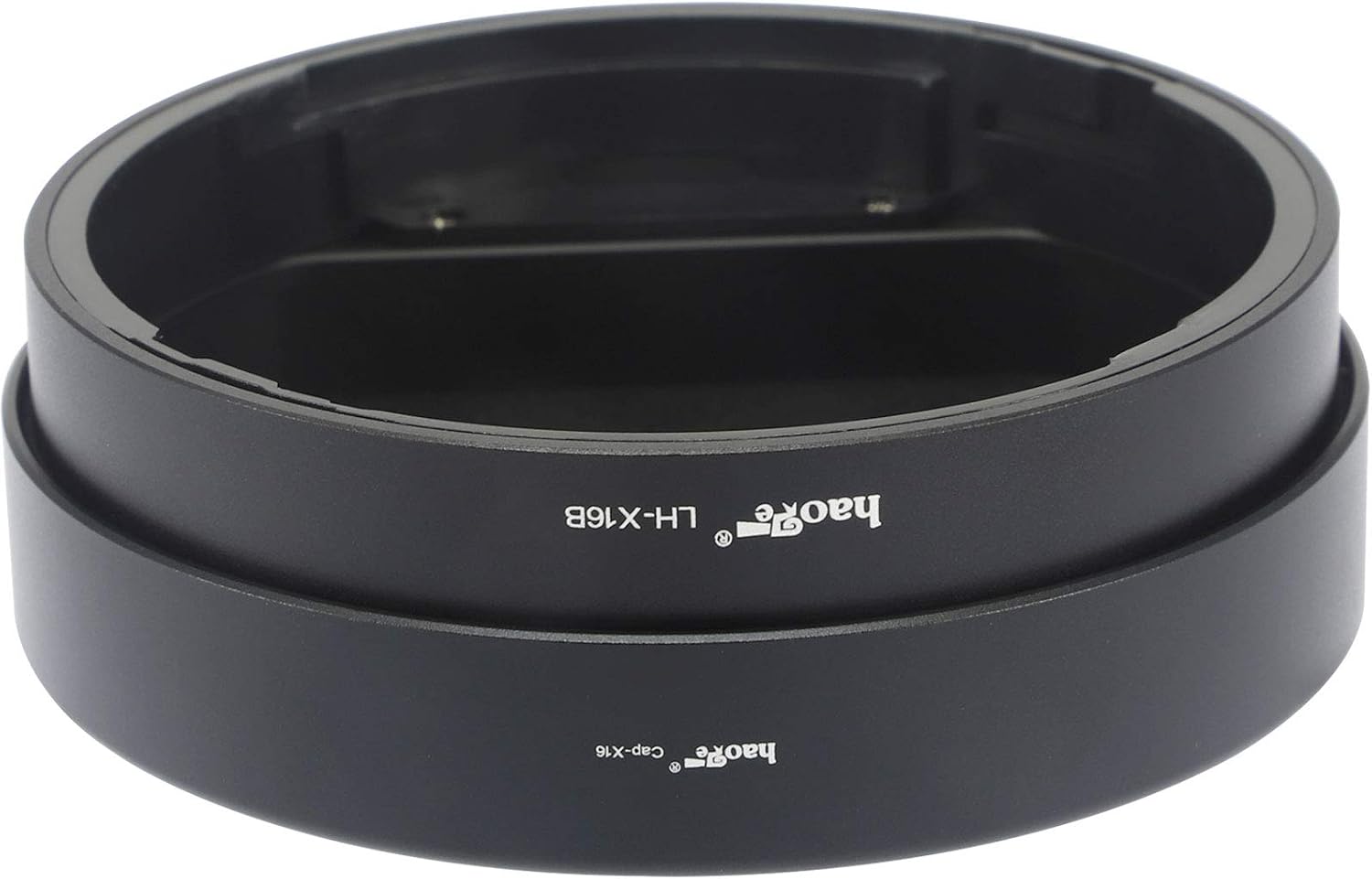 Haoge LH-X16B Square Metal Lens Hood Shade with Metal Cap for Fujifilm Fuji Fujinon XF 16mm F1.4 R WR Lens xf16mm/f1.4 on Camera XS-10 X-H1 X-Pro3 X-Pro2 X-Pro1 X-T4 X-T3 X-T2 X-T1 X-T30 X-T20