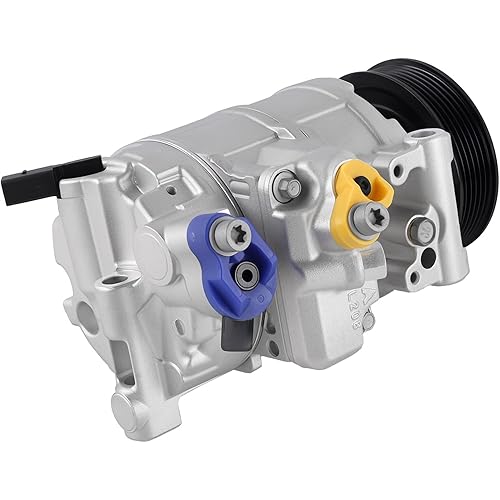 42783863 A/C Compressor with Clutch Compatible with 2013-2018 Chevrolet Sonic L4 1.8L Replace 42699130 94517799 95059819