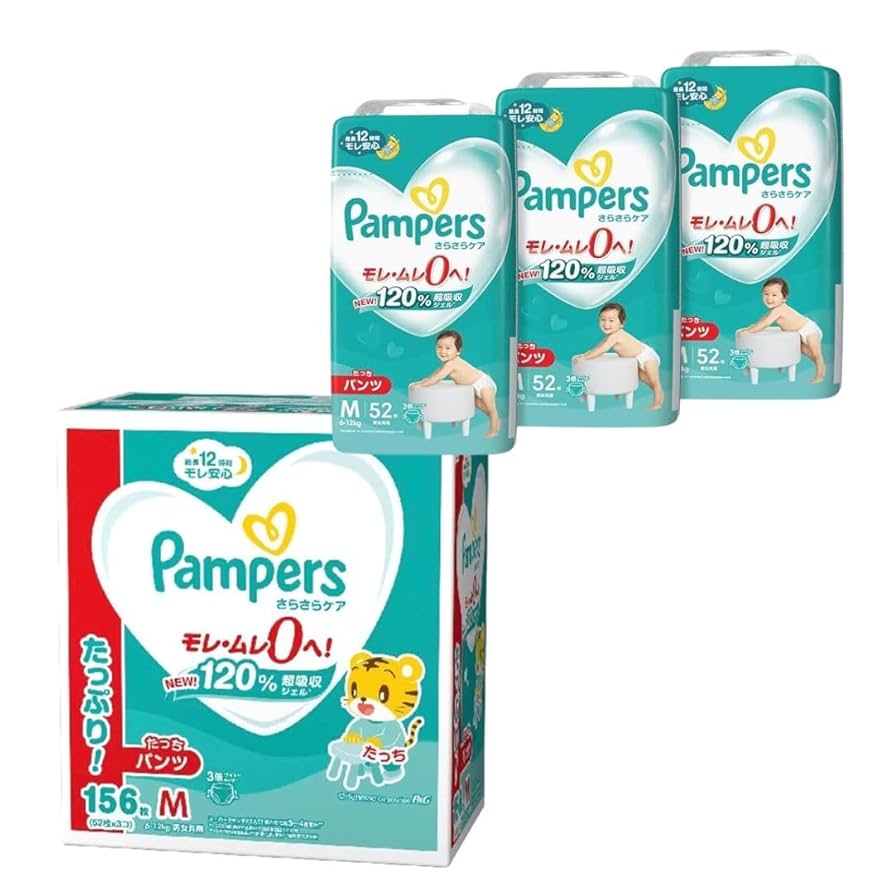 パンパース　さらさらケア　パンツM たっち Amazon | パンパース 【パンツ Mたっちサイズ】 オムツ さらさら