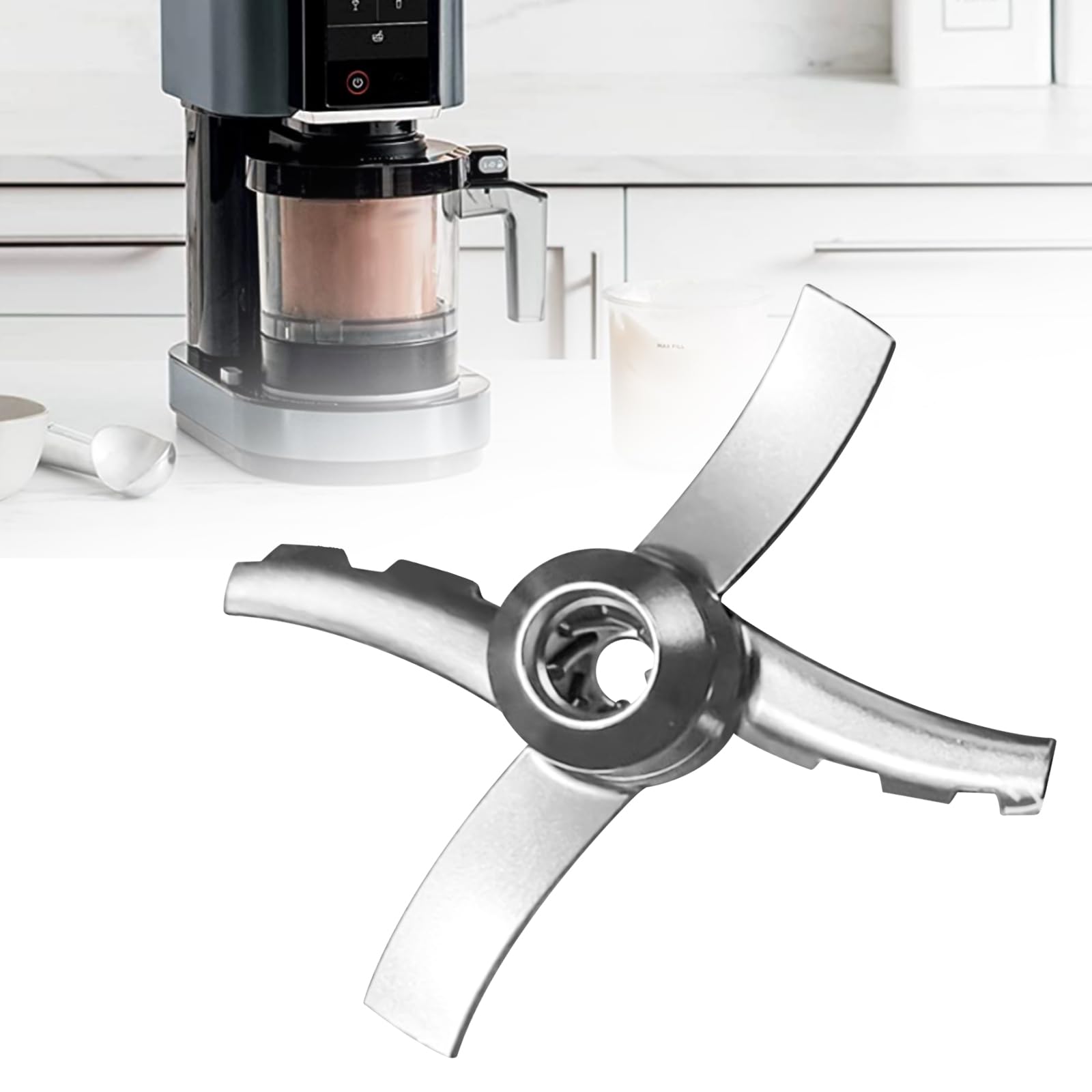 Lame de rechange compatible avec les machines à crème glacée Nin-ja Creami NC300, pièces de rechange pour Nin-ja Ice Creami Accessoires CN301CO, CN301CCO, CN305A
