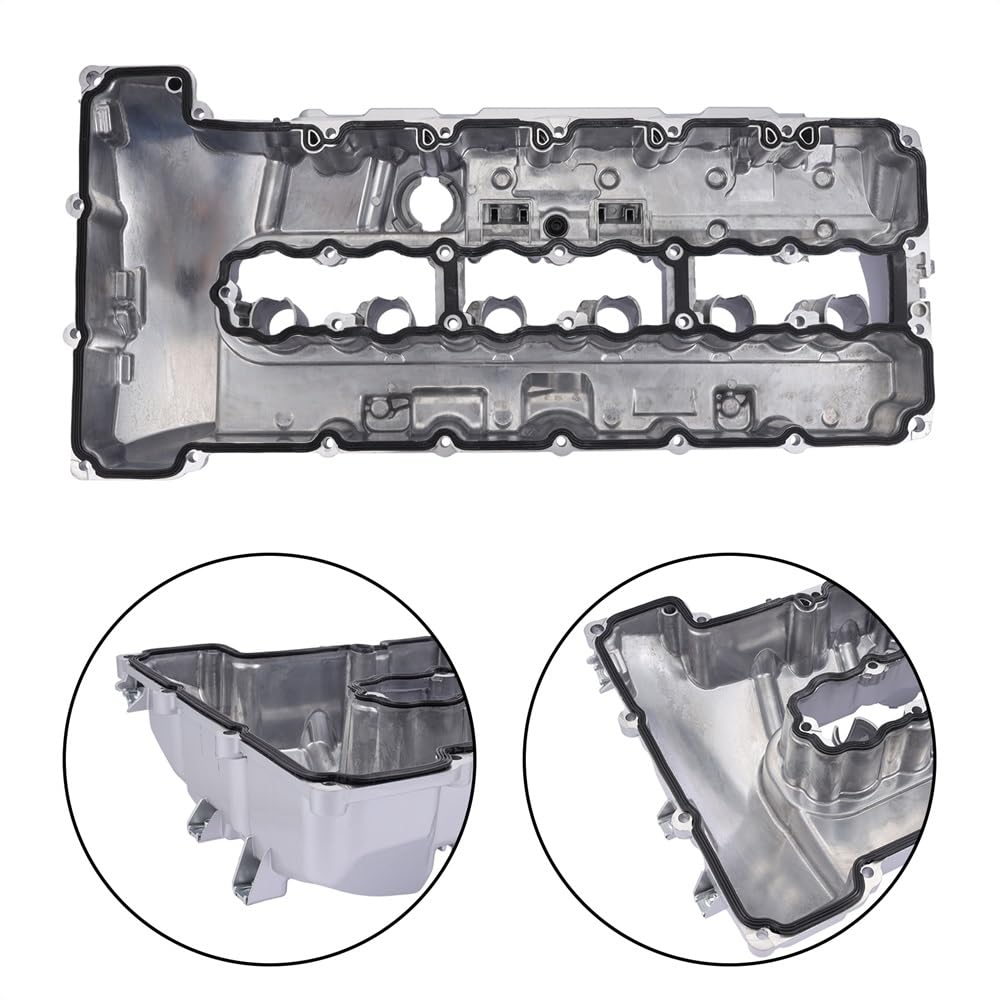Coperchio Punterie 11127565284 Coperchio Valvola Motore In Alluminio 3.0l Con Guarnizione E Cappuccio Per Bmw N54 135i 335i 335xi 335is 535i Xdrive 740i X6 Z4