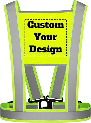 Chaleco de seguridad personalizado correas ligero ajustable de alta visibilidad reflectante chaleco de seguridad construcción exterior