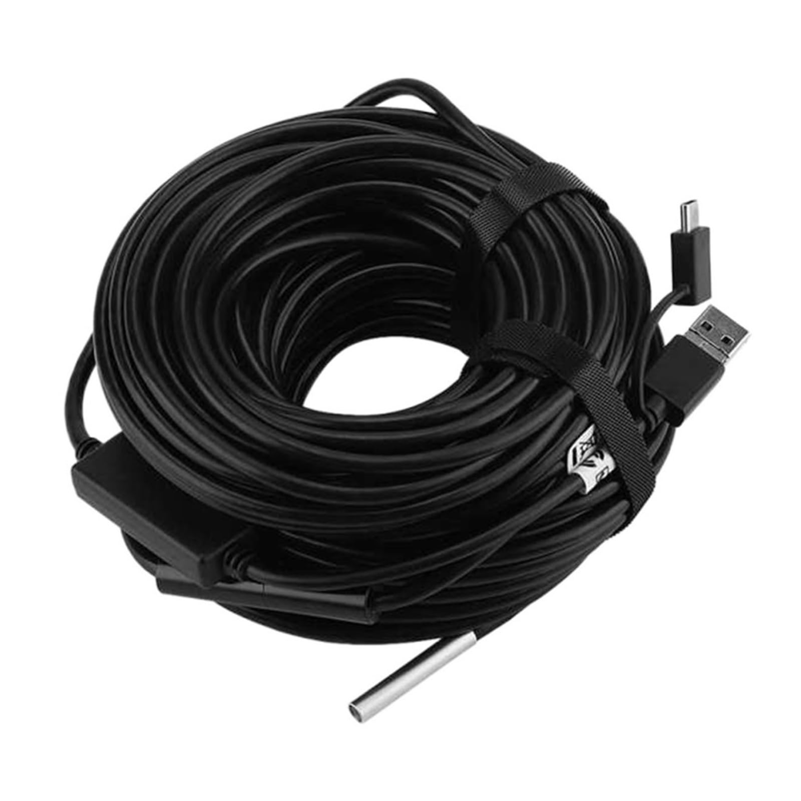 20M Przenośny Kabel Kamery Endoskopowej Do Samochodu 5.5mm Endoskop Wideo USB Z Wodoodporną Kamerą 720P HD Narzędzia Kontroli Rur Samochodowych WyraźNa Jakość Obrazu