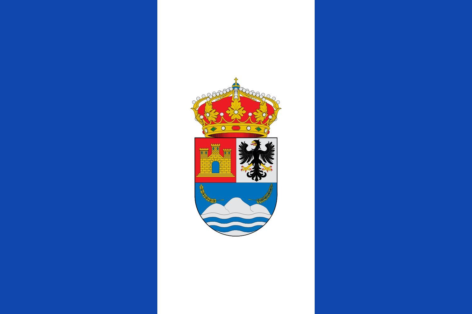 Drapeau Large Sierro en tissu haut de gamme Almería Espagne