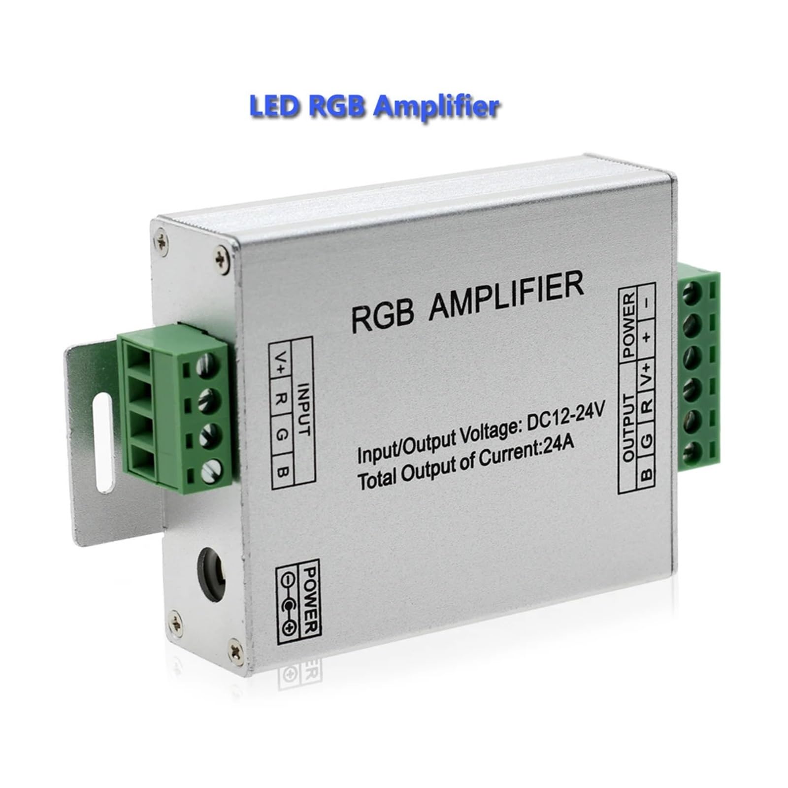1 pz Amplificatore LED RGBW/RGB DC12-24V 24A 4 canali di uscita Strip Light Ripetitore potenza Controller console(RGBW)