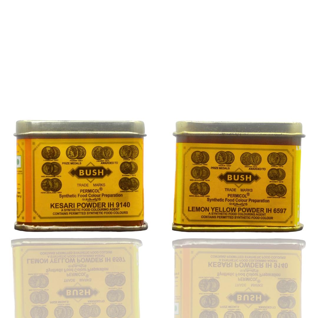 BUSH Kesari Powder IH9140 & Lemon Yellow IH6597 Synthetic Food