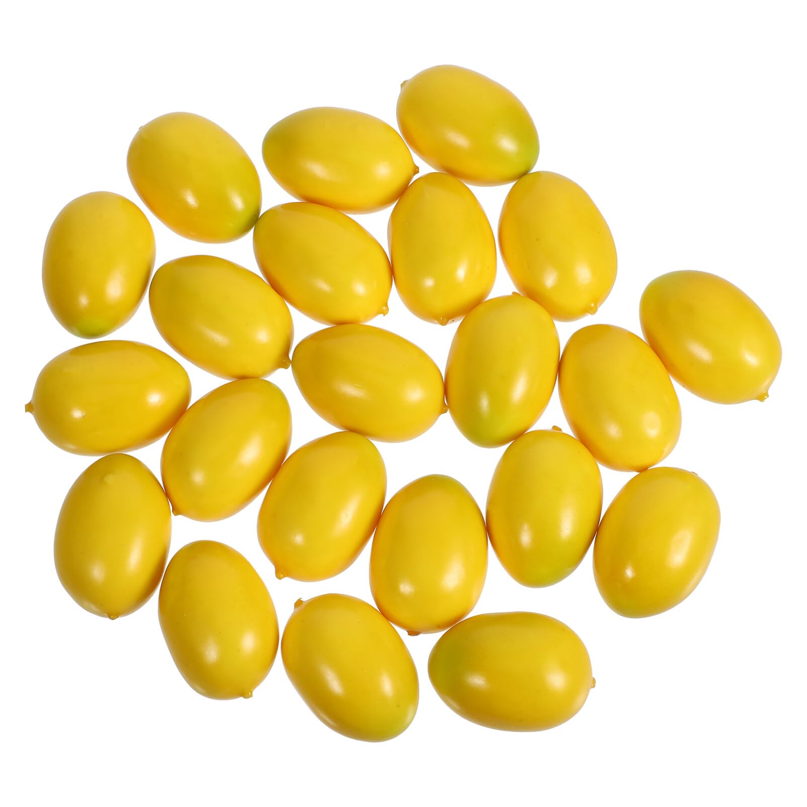 PRETYZOOM 20pcs Simulation Lemon Props Lemons Fruit Model Fake Lemon Miniatures Artificial Lemon Decor Miniature Lemon Fake Mini Lemon Mini Simulation Lemon Layout Scene Decor Polyethylene