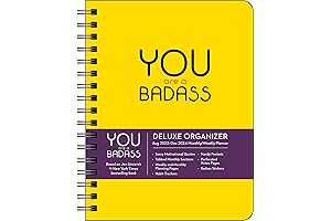 You're A Badass™ Deluxe 17-Month 2023-2024 Monthly/Weekly Planner Calendar