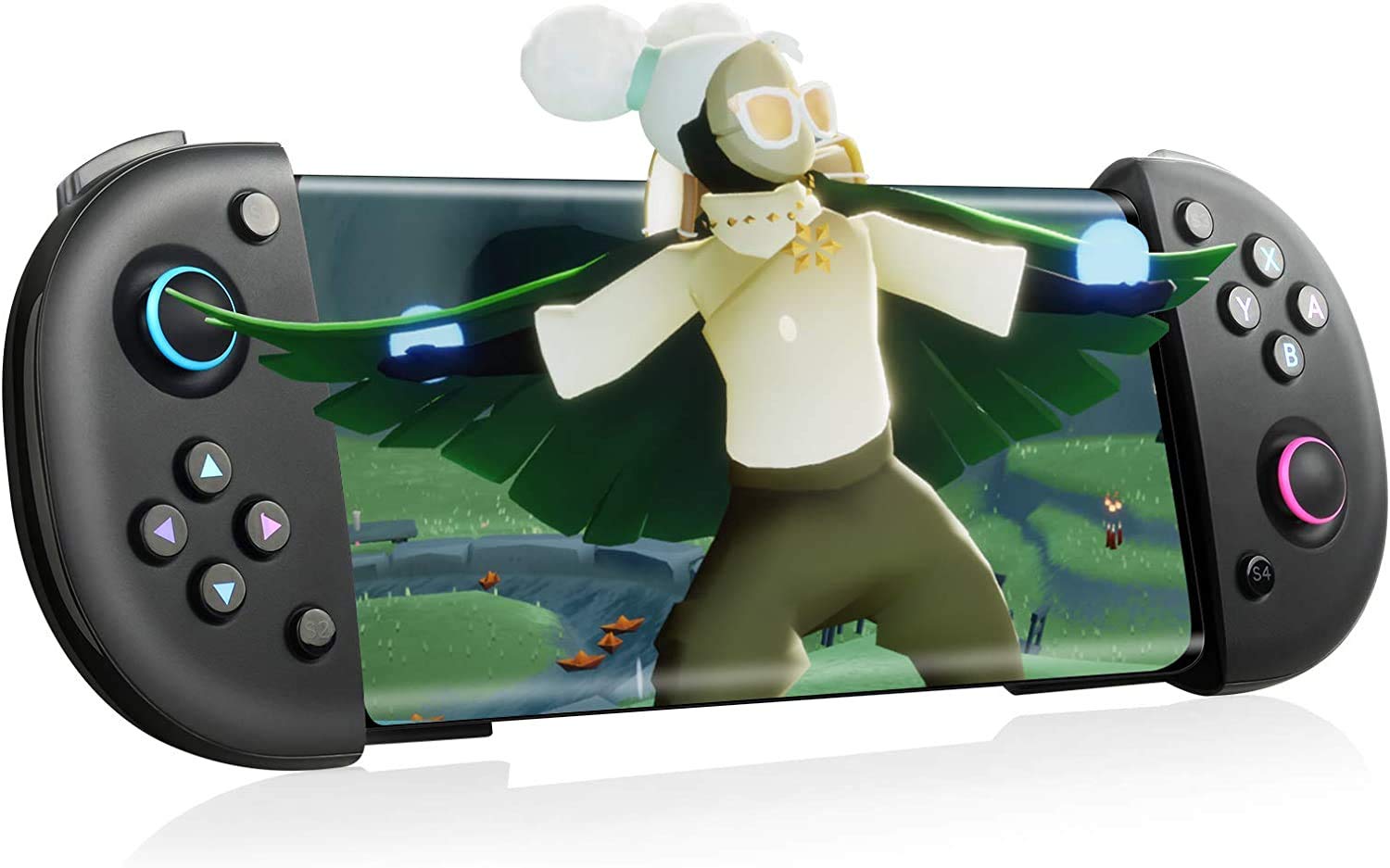 Almohadilla de Juego con conexión Tipo C Controlador retráctil Manija Joystick Diseño de Botones sensibles