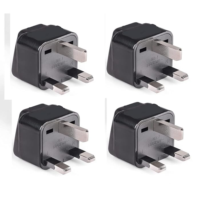Buy RV India to UK, UAE, Hong Kong & More (Type G) Travel Adapter Plug