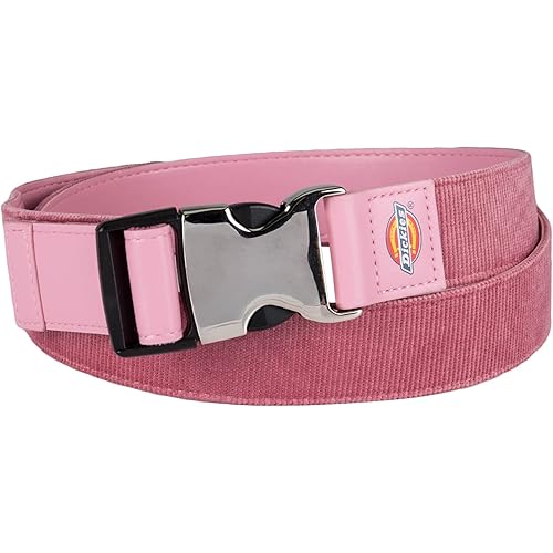 Dickies Women's Adjustable Fit Fabric Web Streetwear Belt with Speed Clip Buckle