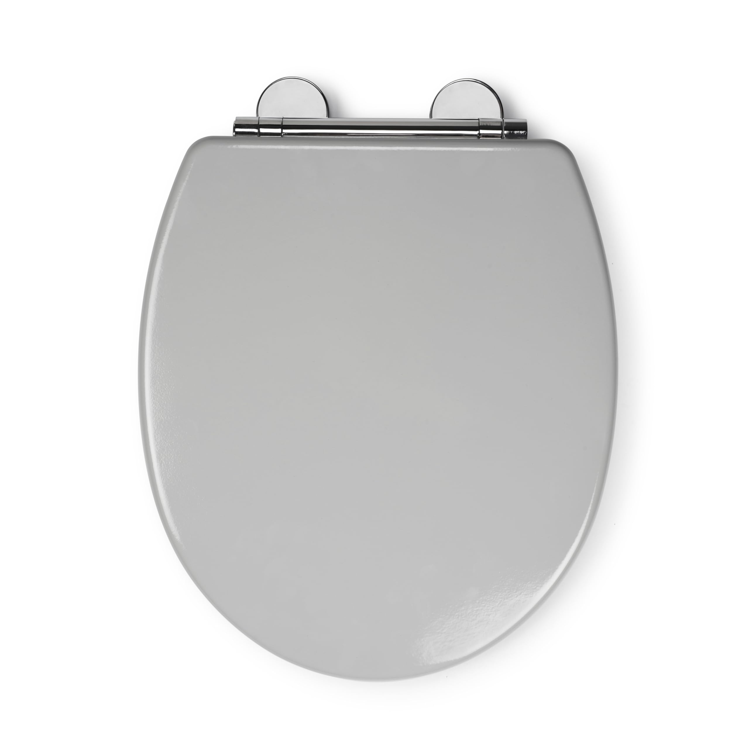 Croydex Lugano Wood Toilet Seat In Grey