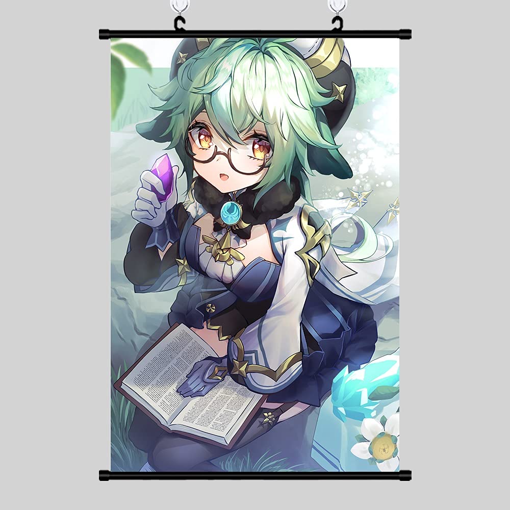 Amazon.com: Totots Scroll Painting for Genshin Impact: Sucrose, Anime  Paintings, Canvas Paintings, Home Art Decoration Posters, 3D Printing  Paintings, Entrance Posters, Restaurant and Study Murals: Posters & Prints