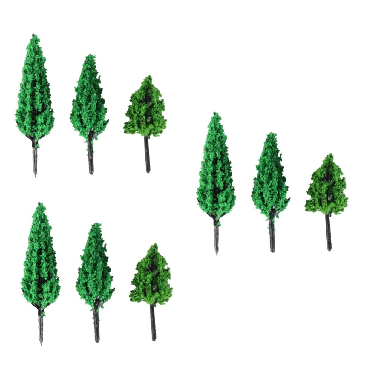 Ciieeo 150piezas Árboles para Diorama y Paisaje Diseño Realista para Escenografía De y Maquetas Aleatorios