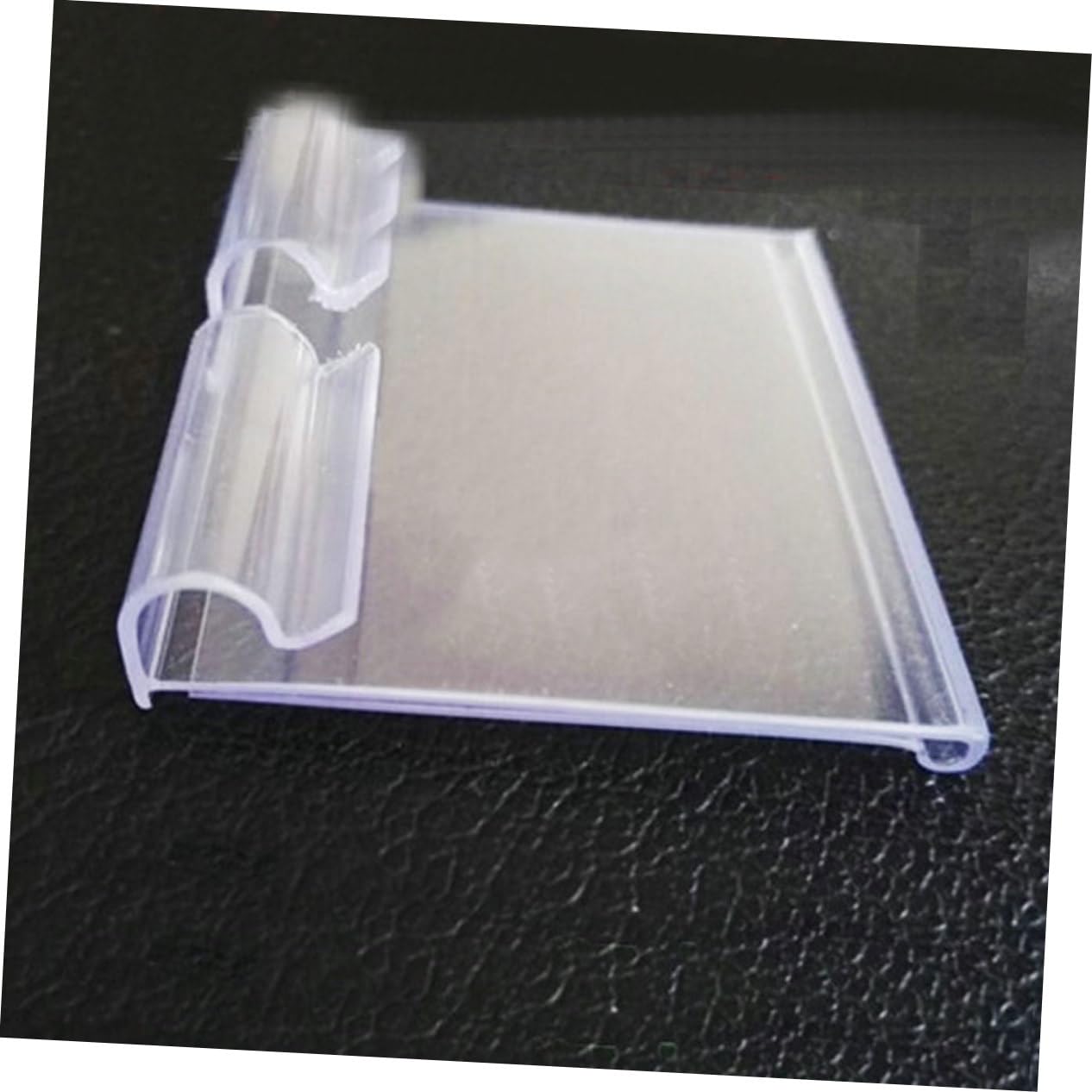 Uonlytech 4 Set Supporti Per Etichette Clip Per Espositori Trasparenti Per Supermercati Dimensioni Per Negozio E Scaffali Abbigliamento 50 Pezzi*4