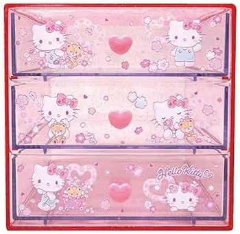 サンリオ ハローキティ カオハナ さくらんぼ 3段チェスト 当時物 1998 サンリオ ハローキティ カオハナ さくらんぼ 3段チェスト 当時物 1998