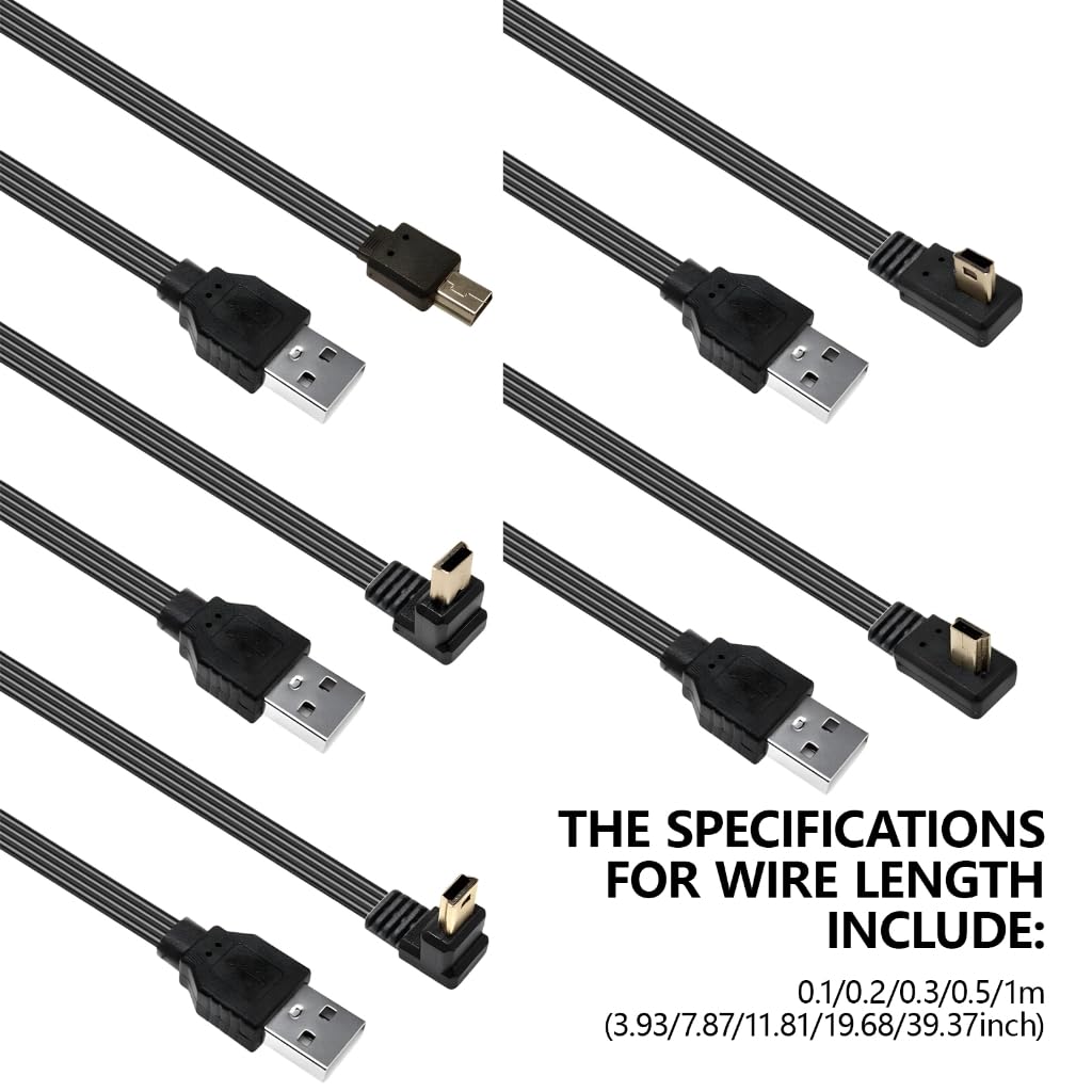 Cavo di sincronizzazione e di ricarica USB a Micro USB slim per Smartphone e Tablet Android - A a Micro B slim da 3m