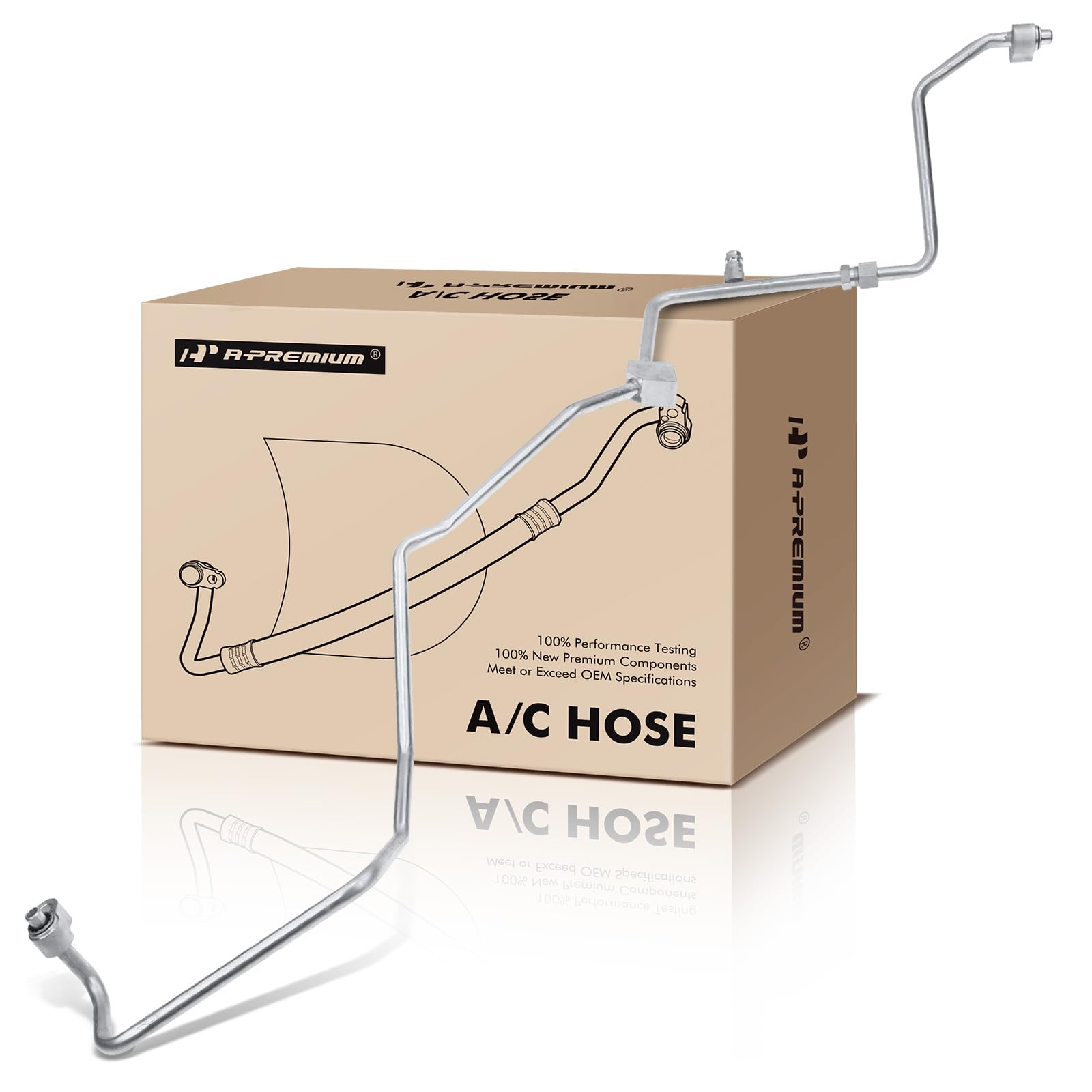 A-Premium A/C Liquid Line Hose Assembly Compatible with Chevrolet & GMC Models, Silverado Sierra 2500 3500, Condenser to Evap, w/Orifice Tube