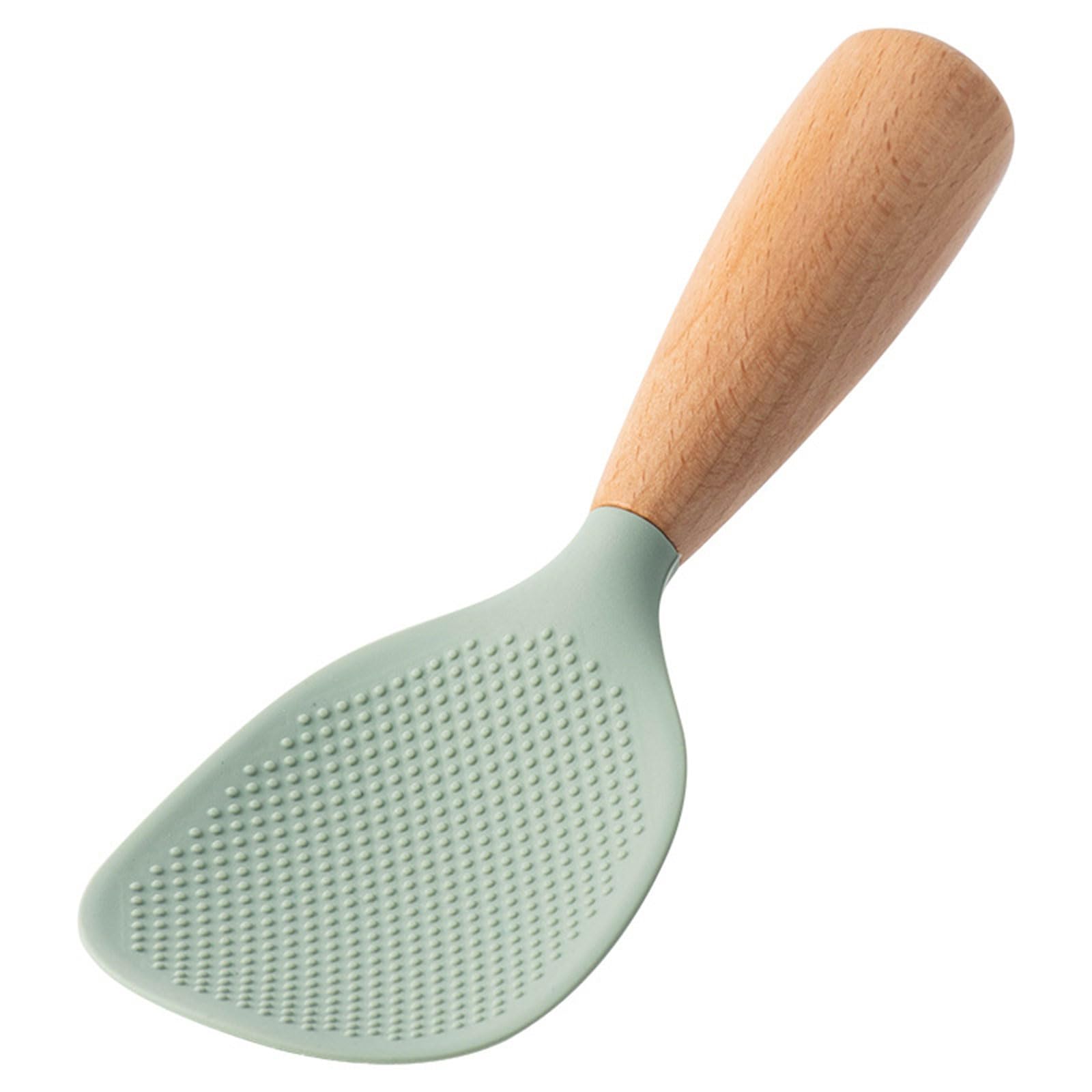 BOGEEL Rice Shovel Silicone Spoon High Temperature Resistance Rice Shovel for Cooking and Serving