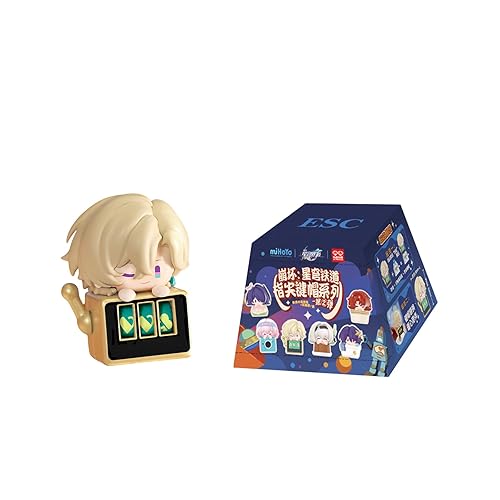 Bahomu Anime Blind Box, Randon One Cute Anime Mechanical Keycaps for Honkai Star Rail, Collectable PVC Figure for Birthday Gifts