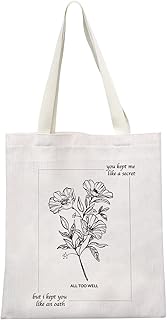 Song Lyrics Gift Music Lover Merchandise Music Album Gift Song Inspired Tote Bag Singer Album Gift Bag for Singer TS Fans