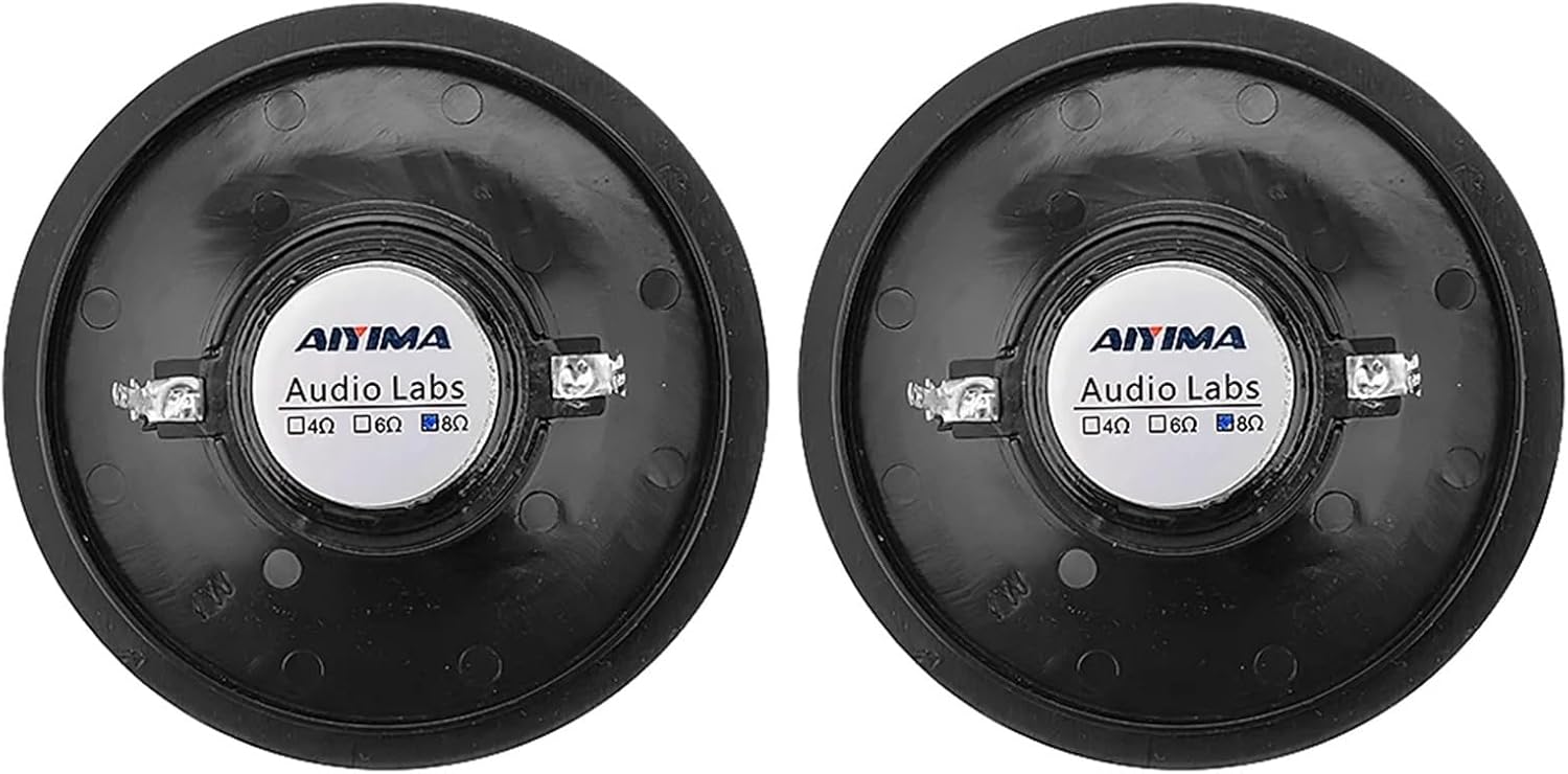 2Pcs 4 Inch Tweeter Audio Speaker Neodymium Magnet 8 Ohm 30W Silk Film Loudspeaker Sound Speaker Amplifier Home Theater
