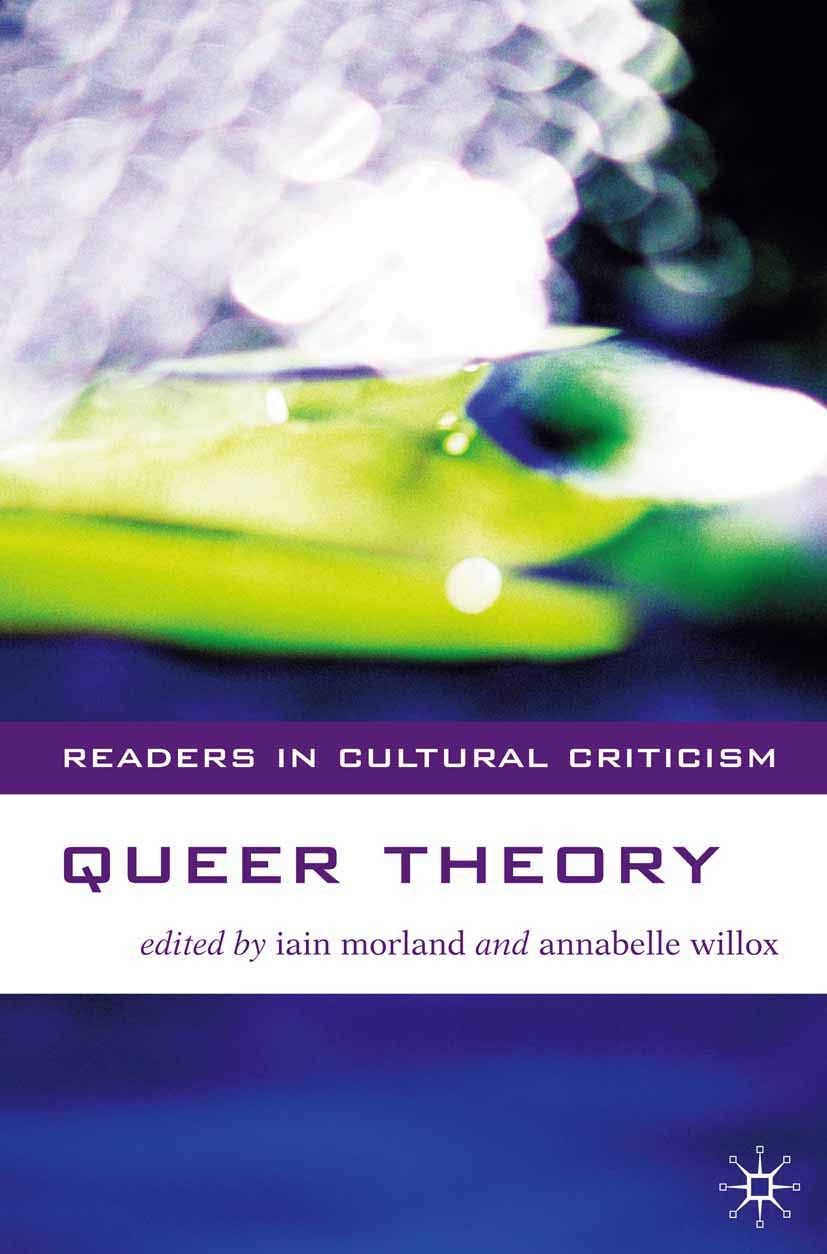 Queer Theory (Readers in Cultural Criticism, 1)