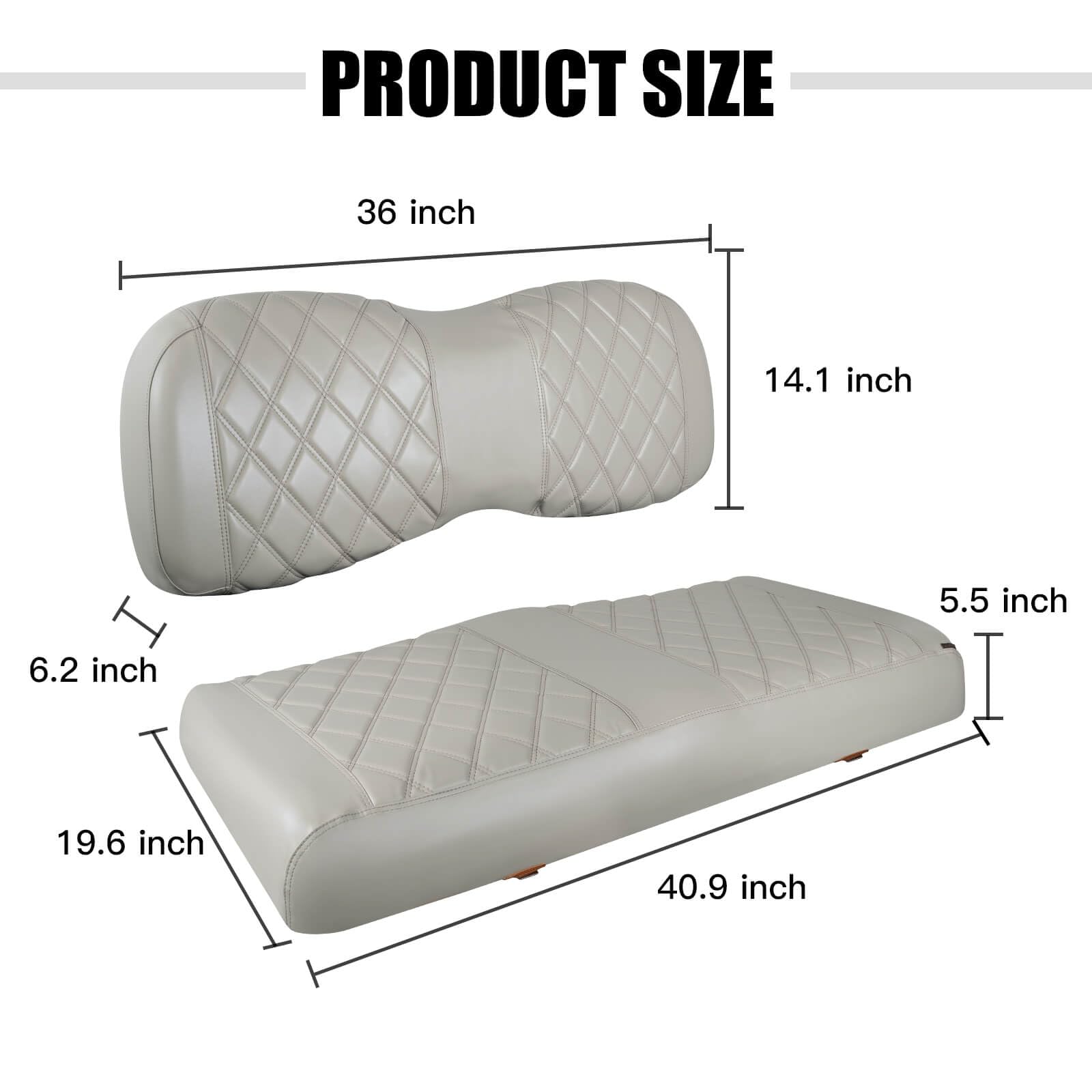 ゴルフカートシートカバー計5枚 Amazon.co.jp: CEMGYIUK ゴルフカートシートカバー EZGO シート