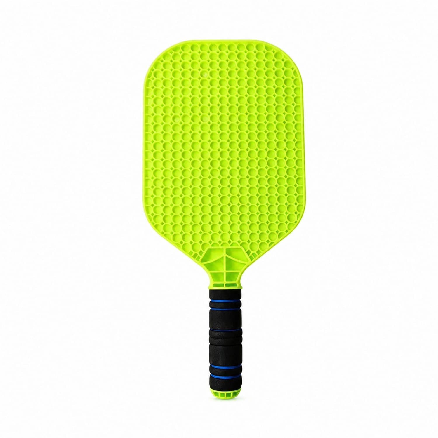 One-Piece Pickleball Paddle Lightweight Pickleball Paddle with Wrapped Handle Anti-Slip Overgrip Perforated for Casual Players, Beginners, Training, Green 1 Paddle-image-28