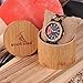 BOBO BIRD Men's Colorful Wooden Watches Analog Quartz Date Display Wood Watch Handmade Luxury Casual Wristwatch with Gifts Box for Men