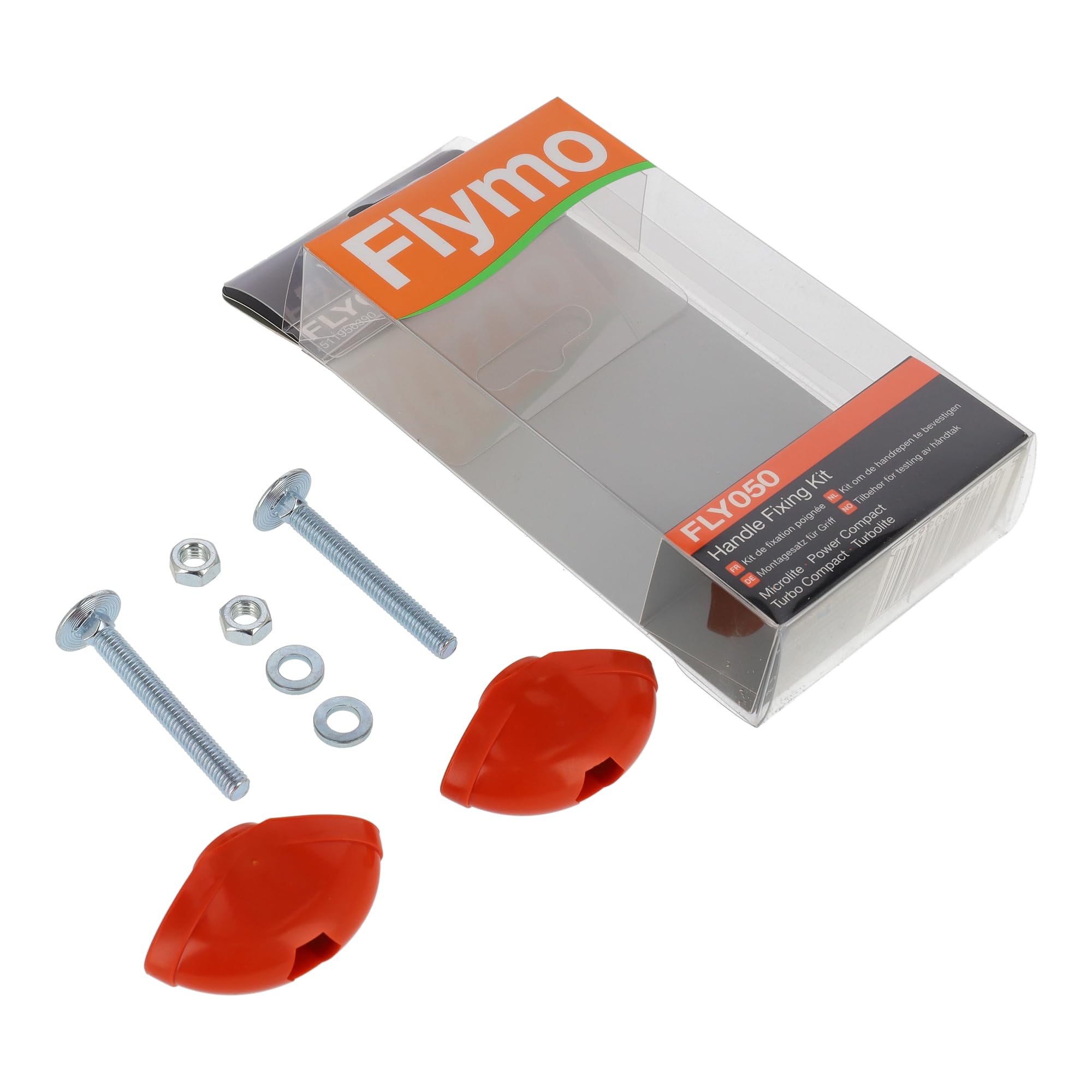 sparefixd for Flymo EASIBAG Lawnmower Handle Wing Knob Bolt Fixing Kit