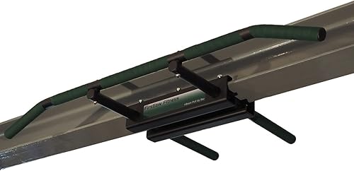 Miniatura 7 de Firstlaw Fitness - Límite de peso de 600 libras - Barra de dominadas I-Beam - Barra larga con extremos doblados cinta de agarre fabricada en los