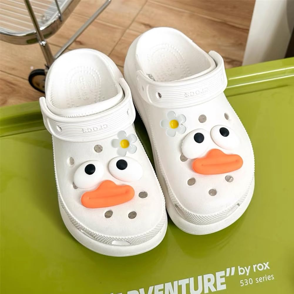 Śmieszne Zawieszki do Crocs, 8 Szt. - Urocze Dekoracje do Butów, Chodaków i Sandałów - Akcesoria dla Nastolatek