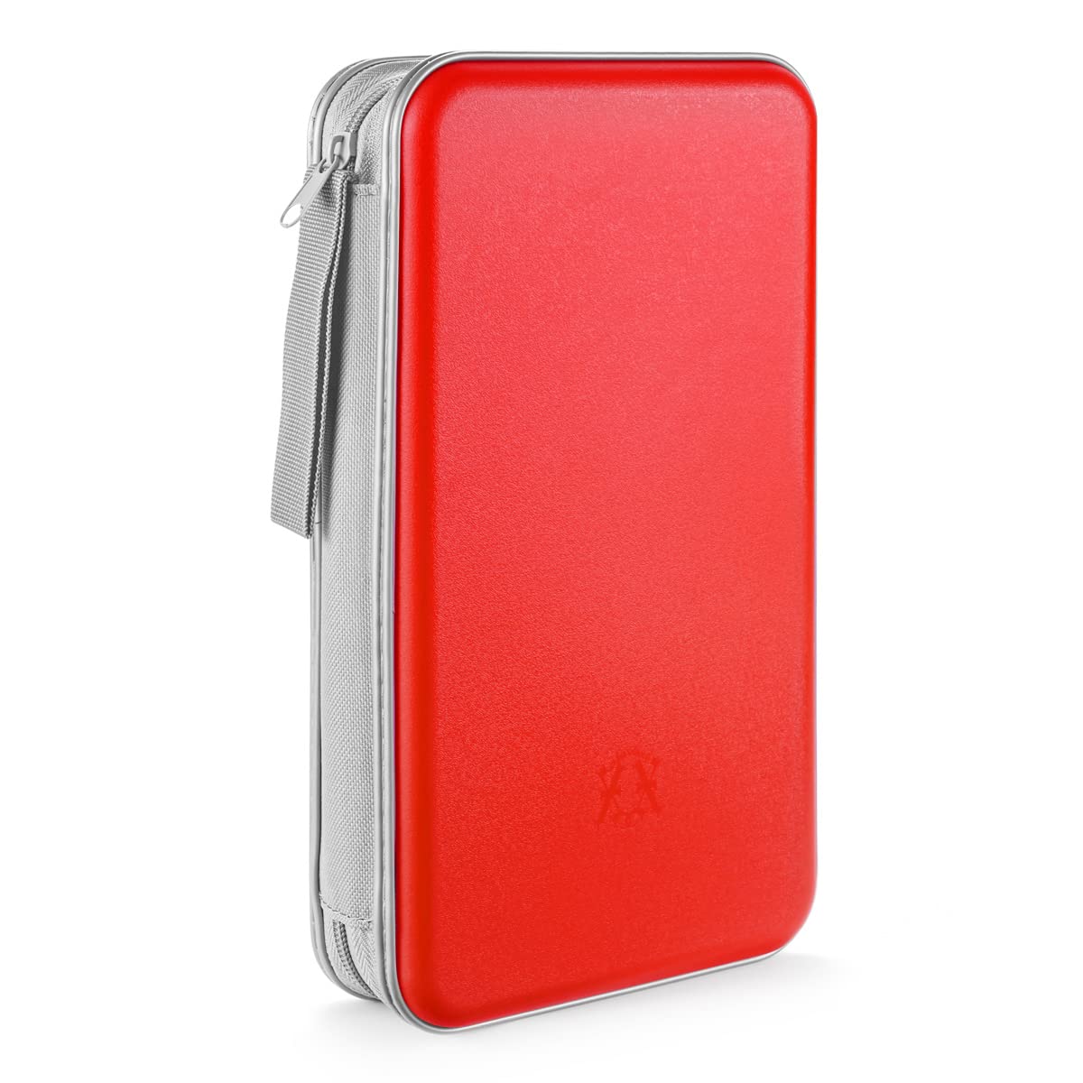 LIOVODEDVD Case, 96 Capacity CD Case Holder Storage Organizer Hard Plastic Protective Disc Wallet for Car