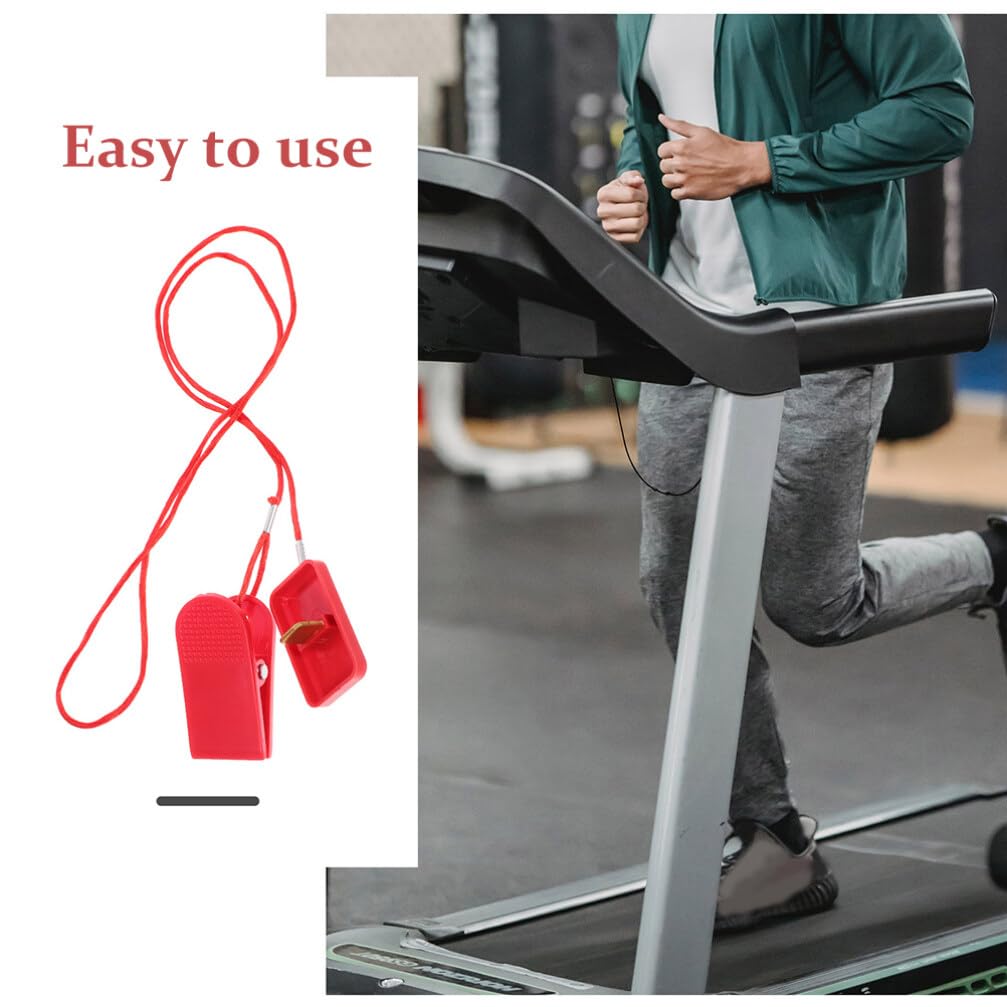 Sosoport 2pezzi Chiave di Sicurezza Magnetica per Tapis Sostituzione Pratica per Tapis Elettrici Protezione Caso di Emergenza e Stop Immediato