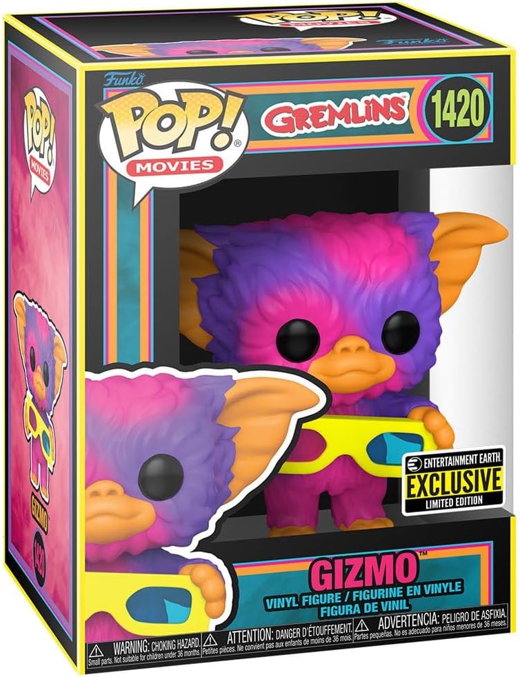 Funko Gremlins Gizmo Black Light Pop! Vinyl Figure - Entertainment Earth Exclusive (#1420)