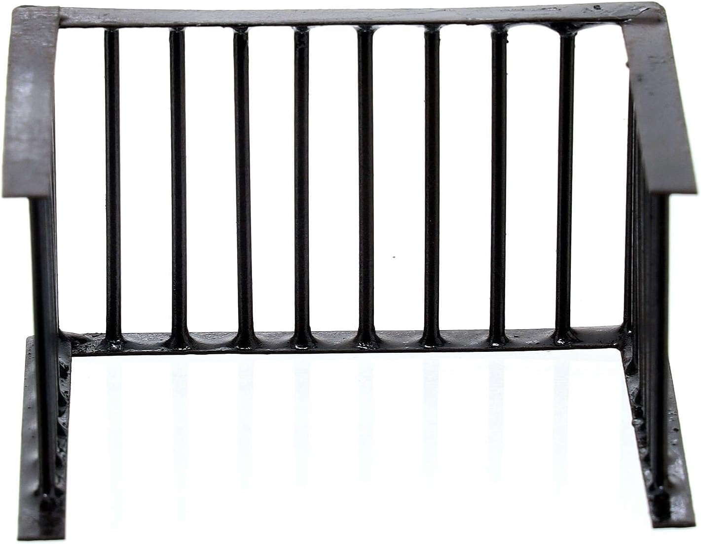 Straight balcony metal railing Neapolitan nativity scene 5x5x5 cm
