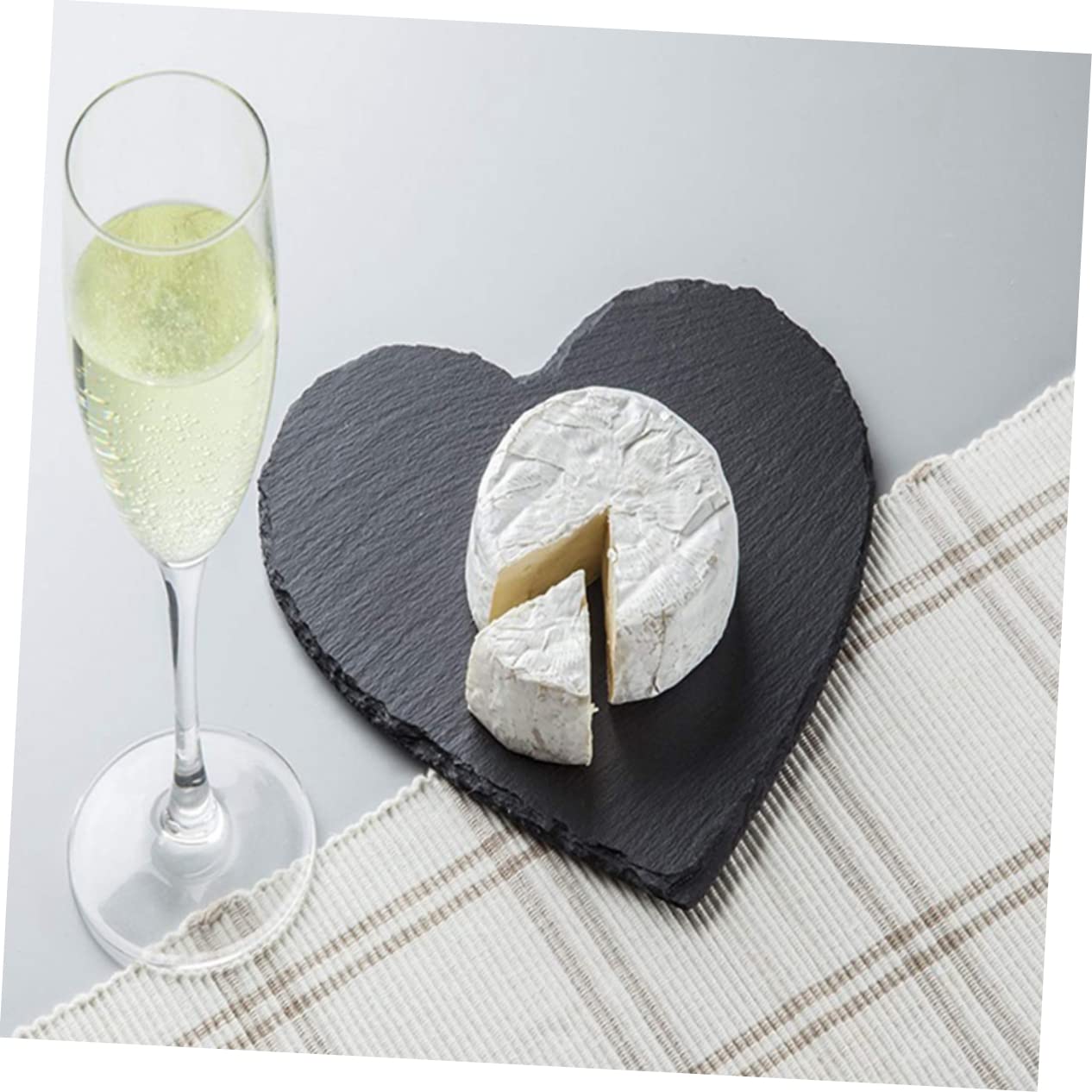 Ipetboom 2piezas Platos De Piedra Natural Placa De Pizarra Personalizada Para Carnes Postres Almacenamiento