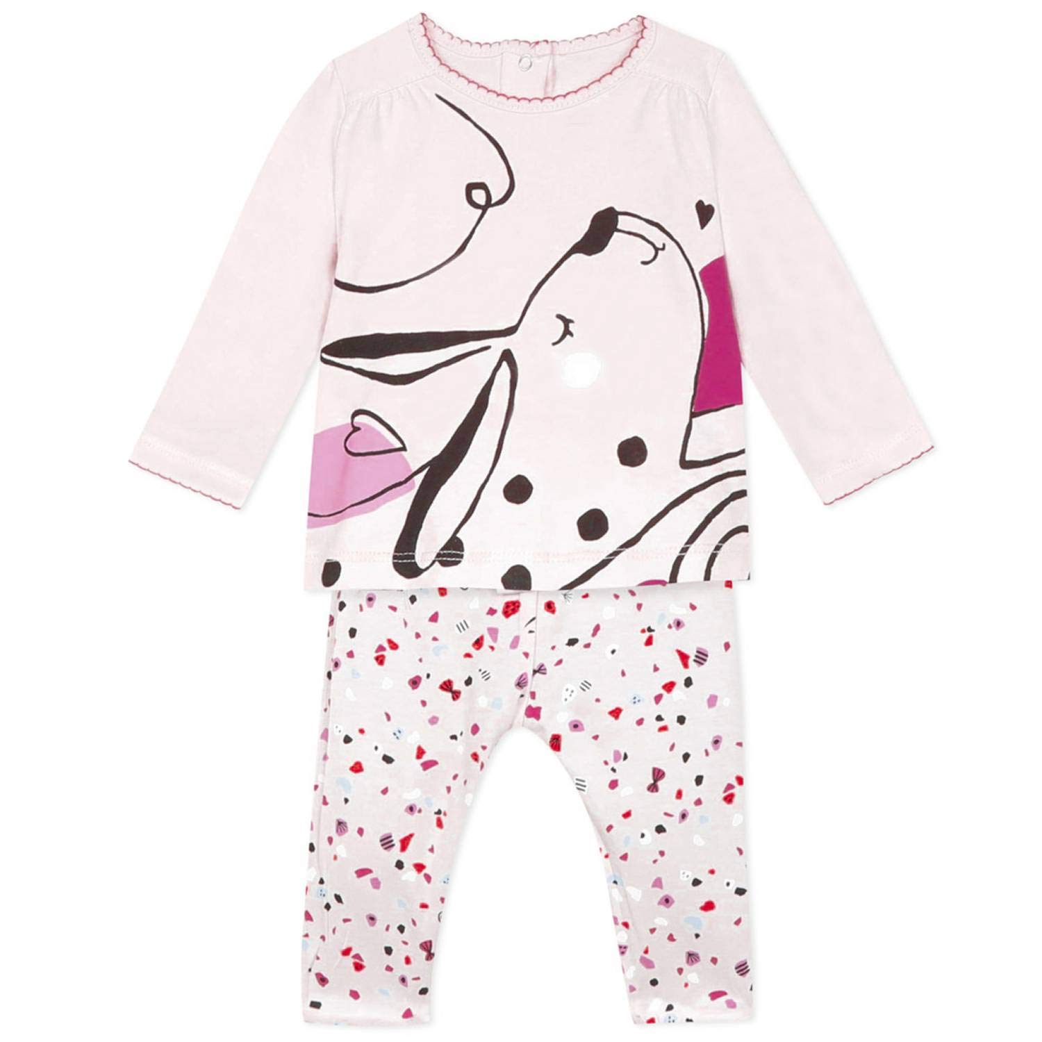 Catimini Baby Mädchen Zweiteiler Shirt und Reversible Hose-59 - Babymode : Baby - Mädchen