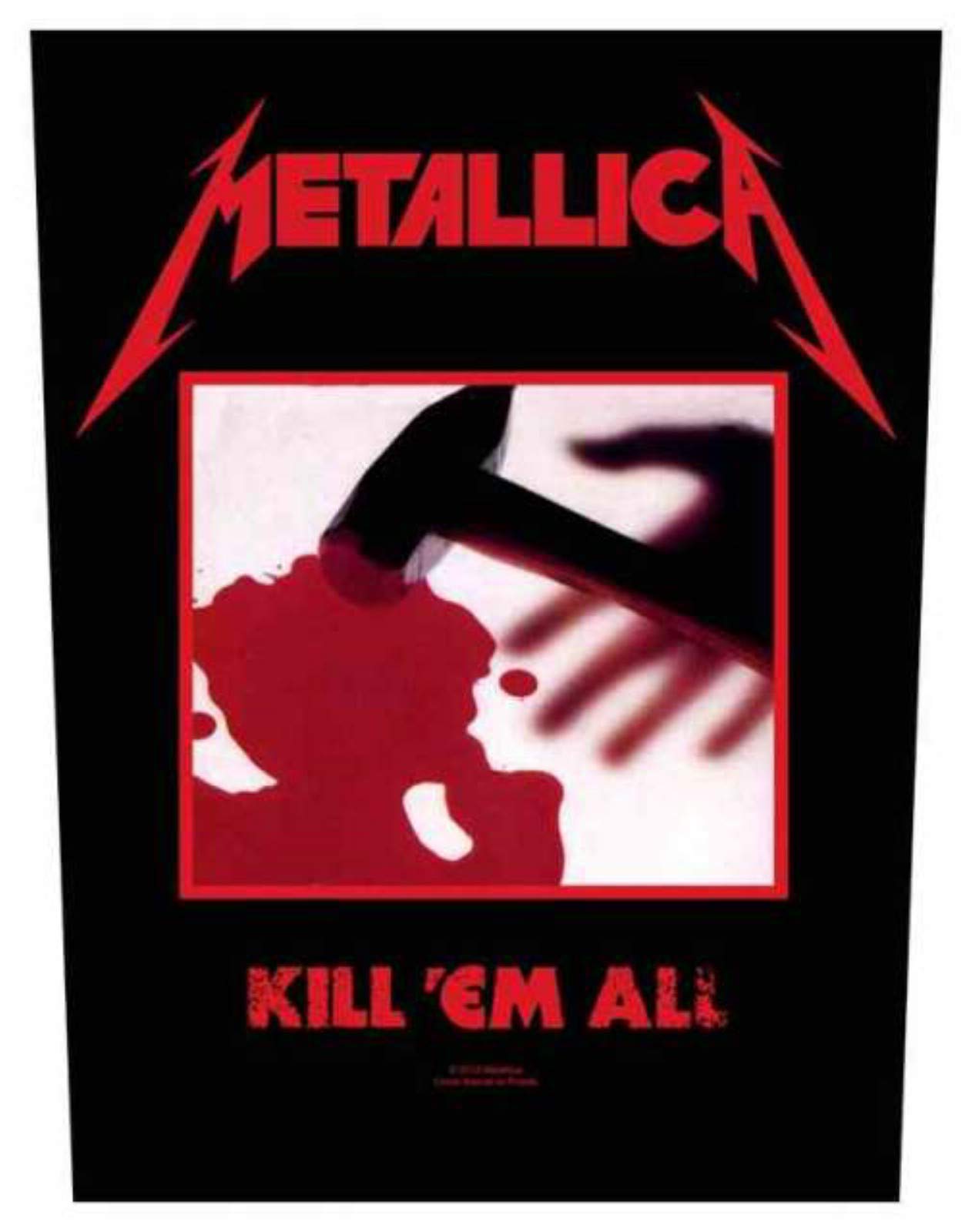 Metallica Kill'Em All Backpatch