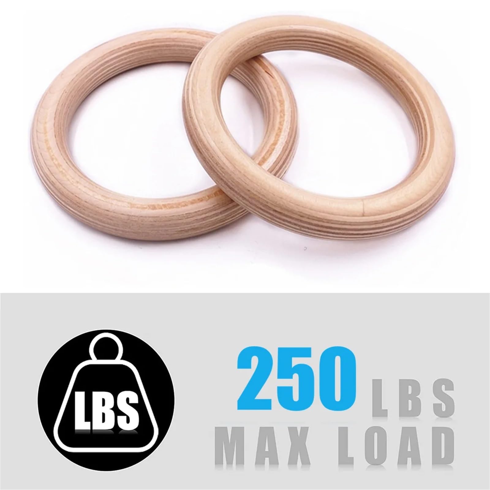 Gymnastikringe for Ringe Hängegriffe Körpertraining mit vollem Paar Workout Karabiner Home Pull Gymnastik Up Straps Kraft Fitnessstudio