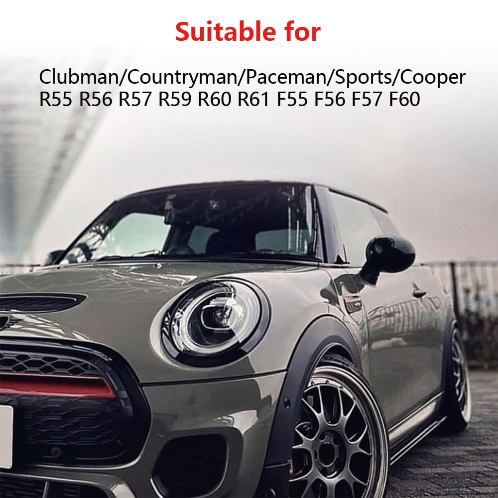 2 Stück Autotürbeleuchtung Logo für Mi/Ni R55 R56 R57 R59 R60 R61 F55 F56 F57 F60 Zubehör Ultrahelles Willkommenslicht (Bild 5)