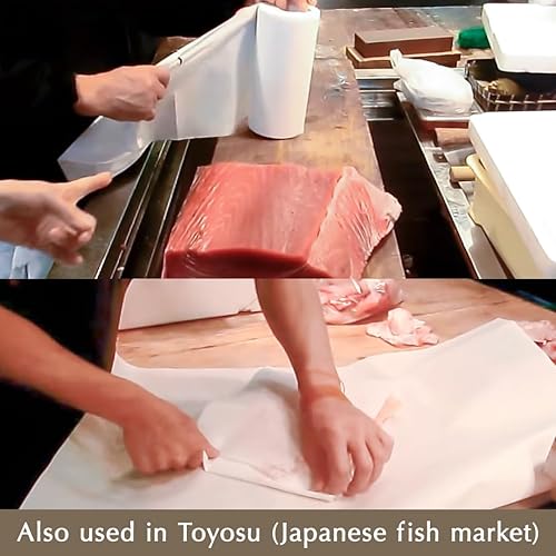 Miniatura 5 de Papel Magu Rollo de Pescado y Preservación de Carne Toallas de Papel Pescado Sashimi Papel