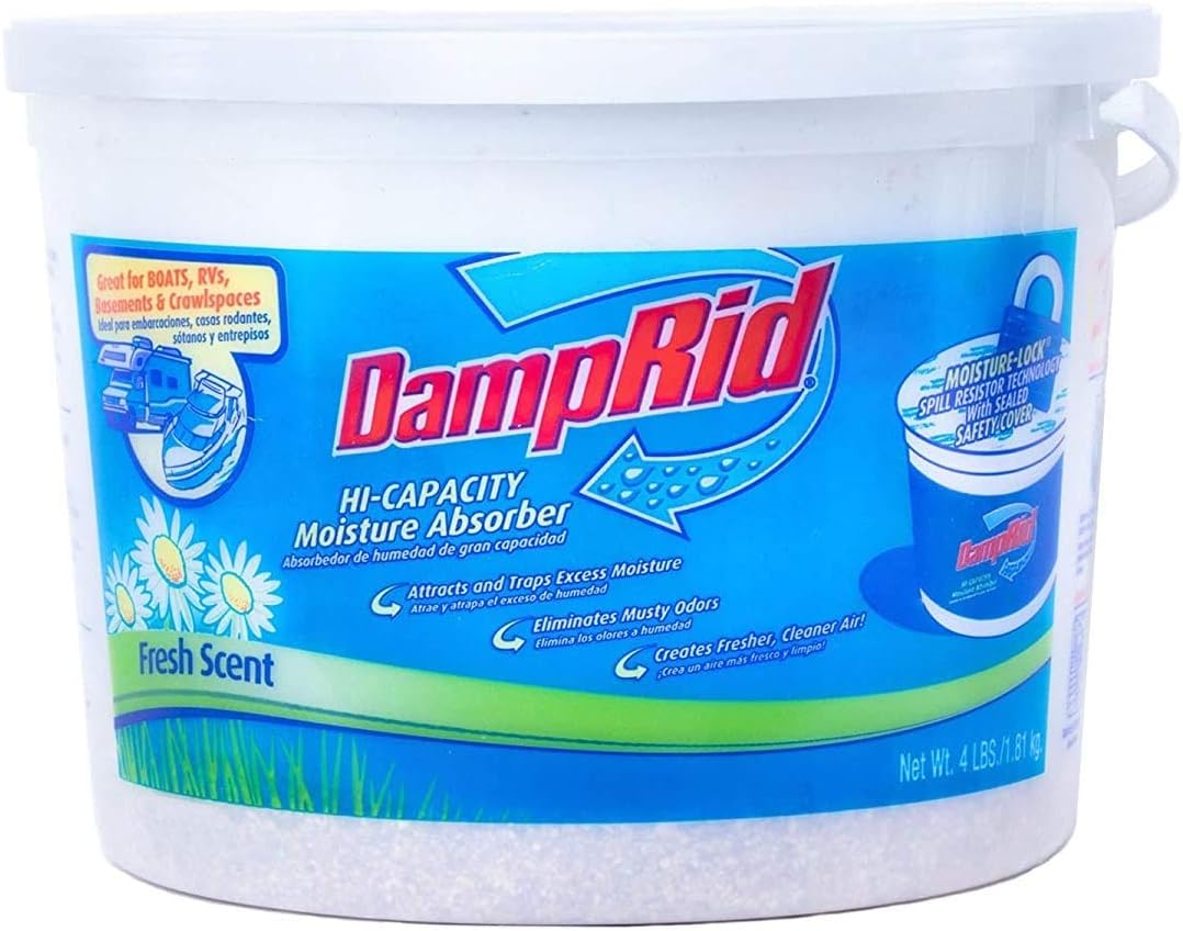 DampRid FG50T HI-Capacity Moisture Absorber, 2-Pack, 4-Pound, 2 Piece