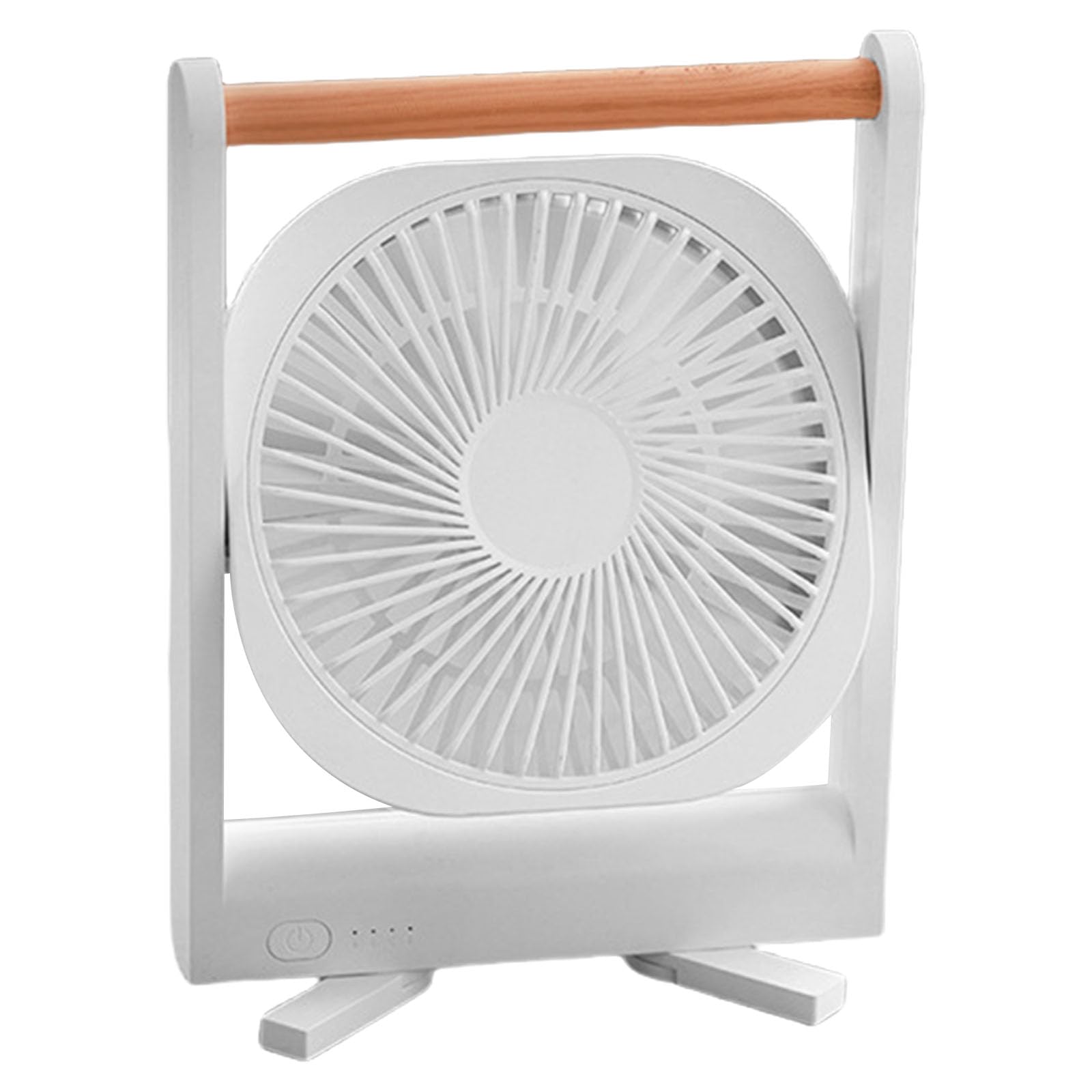 Uqezagpa White Usb Charging Quiet Desk Fan With Adjustable Airflows Quiet Cooling Fan Abs Texture Perfect For Or Bedroom Use Rechargeable