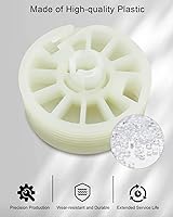 Vista 3 de 2 piezas de carrete de engranaje de tambor regulador de elevalunas compatible con Kia Optima 2016 2017 2018 2019 2020, reemplaza 82481D4000