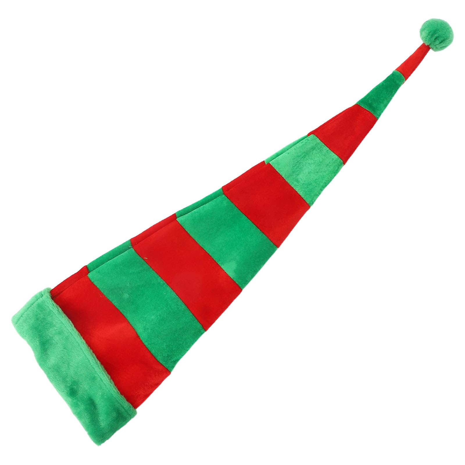 Sombrero para Fiesta de Navidad Navideño Creativo y Ultra Largo de Tela y Hierro Accesorio Divertido y Moldeable Adecuado Celebraciones Navideñas