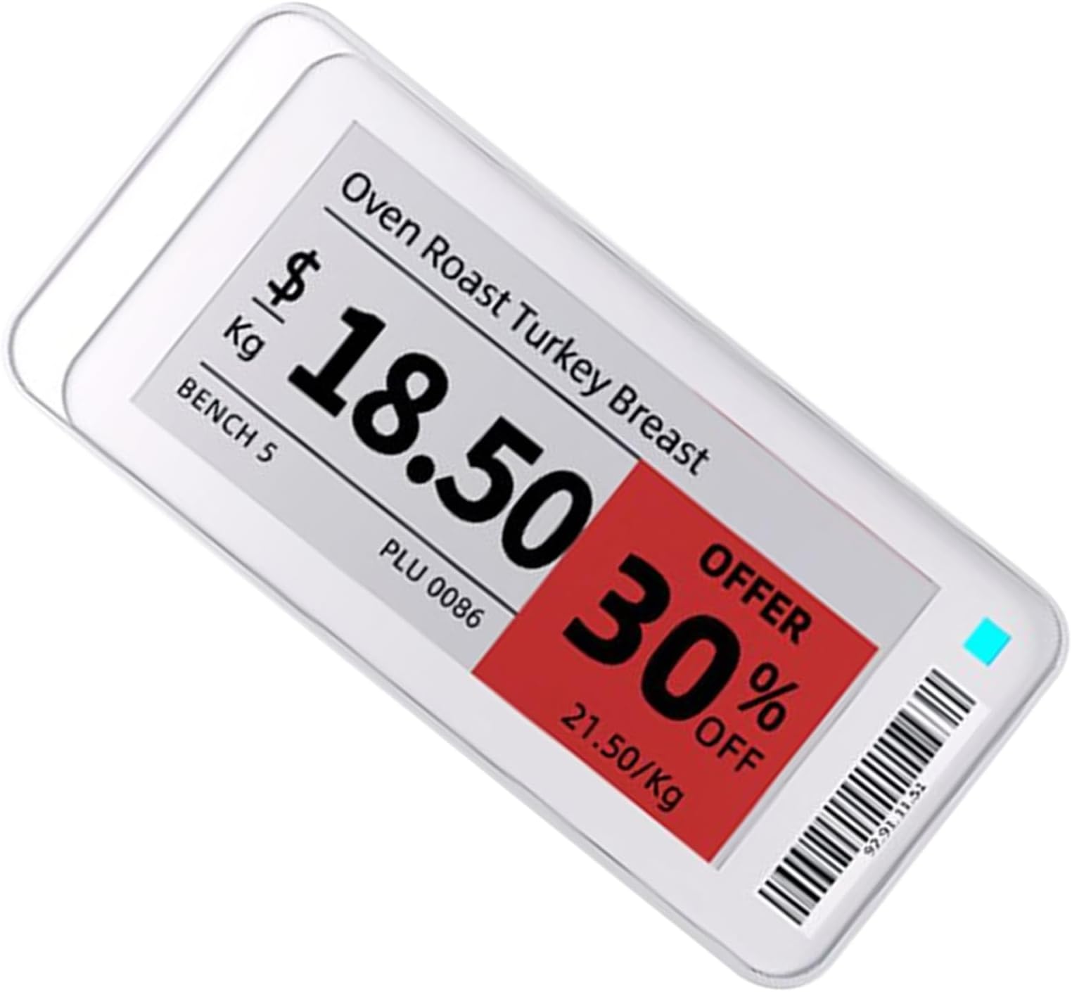 Electronic Shelf Label – Magnetic Electric Smart Control Signages, Digital Display System with Energy Efficient E-Ink Screen | Wireless Label Tags for Offices Restaurant Indoor Outdoor Library G