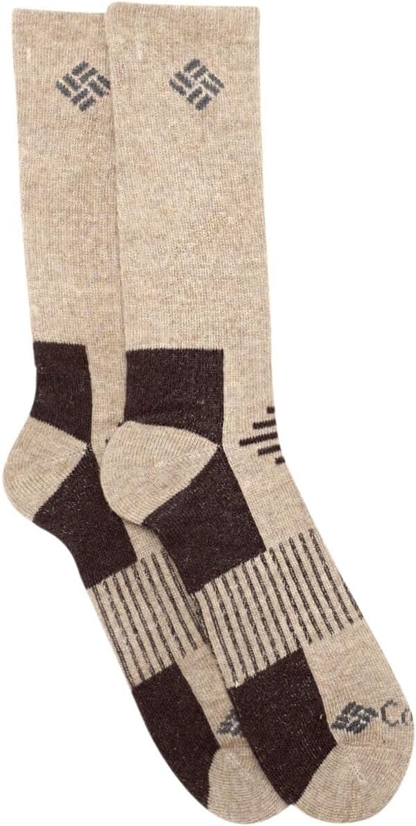 Columbia Cotton Crew - Arch/Ankle Support, Mesh Vent, 3 Pair, M10-13